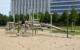 07-2779-XVL D&uuml;sseldorf, Warschauer Stra&szlig;e, IHZ-Park, Balanciermikado (4).JPG