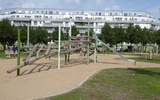 07-2779-XVL D&uuml;sseldorf, Warschauer Stra&szlig;e, IHZ-Park, Balanciermikado (1).JPG